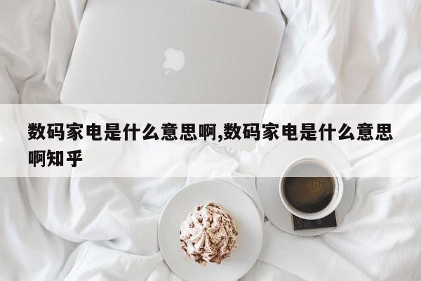 数码家电是什么意思啊,数码家电是什么意思啊知乎